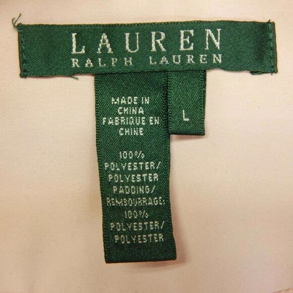 Ralph Lauren Women's Quilted Pink Belted Vest Large Puffer - Picture 5 of 9